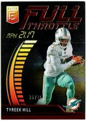 Tyreek Hill [Red] #FT-TH Football Cards 2023 Panini Donruss Elite Full Throttle Prices