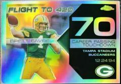 Brett Favre [Refractor] #BFC-BF70 Football Cards 2007 Topps Chrome Brett Favre Collection Prices