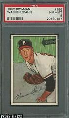 Warren Spahn #156 Baseball Cards 1952 Bowman Prices