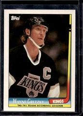 Wayne Gretzky [1990-91 team scoring leaders] #10 Hockey Cards 1991 Topps Prices