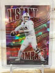 Tanner McKee [Red Ice] #II-6 Football Cards 2023 Panini Prizm Draft Picks Instant Impact Prices