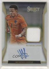 Memphis Depay [White] Soccer Cards 2016 Panini Select Jersey Autographs Prices