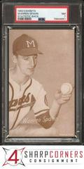 Warren Spahn Baseball Cards 1963 Exhibits Statistic Back Prices