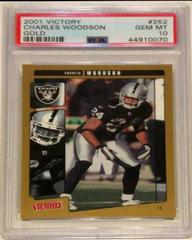 Charles Woodson [Gold] Football Cards 2001 Upper Deck Victory Prices