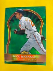 Nick Markakis [Green Refractor] #11 Baseball Cards 2011 Finest Prices