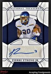 Pierre Strong Jr. [Blue] #RCS-PST Football Cards 2022 Panini National Treasures Collegiate Rookie Signatures Prices