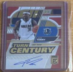 Jason Terry [Red] #TCS-JET Basketball Cards 2022 Panini Donruss Elite Turn of the Century Signatures Prices