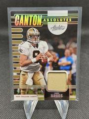Drew Brees [Holo Silver] #CA-2 Football Cards 2023 Panini Absolute Canton Prices