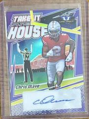 Chris Olave [Purple] #TH-CO1 Football Cards 2022 Leaf Valiant Autographs Take it to the House Prices