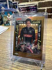 Zhou Guanyu [Gold Refractor] #TUTL-ZG Racing Cards 2023 Topps Chrome Formula 1 Turn Up the Lights Prices
