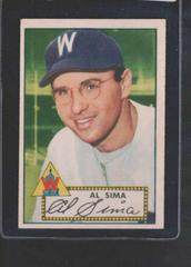 Al Sima Baseball Cards 1952 Topps Prices