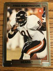 Fred Washington Football Cards 1990 Action Packed Rookie Update Prices