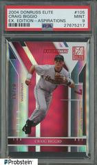 Craig Biggio [Aspirations] #105 Baseball Cards 2004 Donruss Elite Extra Edition Prices