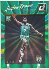 Jaylen Brown [Green Laser] #153 Basketball Cards 2016 Panini Donruss Prices