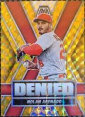 Nolan Arenado [Gold] #D-1 Baseball Cards 2022 Panini Mosaic Denied Prices