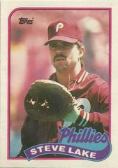 Steve Lake #65T Baseball Cards 1989 Topps Traded Prices