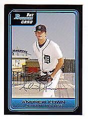 Andrew Kown #B40 Baseball Cards 2006 Bowman Prospects Prices