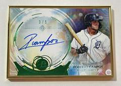 Roberto Campos [Emerald] #TCA-RC Baseball Cards 2022 Bowman Transcendent Autographs Prices