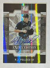 A. J. Pollock [Turn of the Century Autograph] #17 Baseball Cards 2009 Donruss Elite Extra Edition Prices