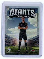 Thibaut Courtois #GE-TC Soccer Cards 2023 Topps Finest Road To UEFA EURO Giants of Europe Prices