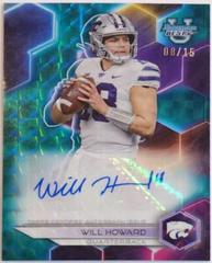 Will Howard [Teal Geometric] #BOA-WH Football Cards 2023 Bowman's Best University Autographs Prices