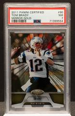 Tom Brady [Mirror Gold] Football Cards 2011 Panini Certified Prices