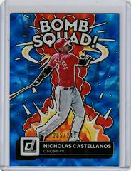 Nicholas Castellanos [Blue] Baseball Cards 2022 Panini Donruss Bomb Squad Prices