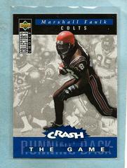 Marshall Faulk [Blue] Football Cards 1994 Collector's Choice Crash the Game Prices