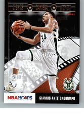 Giannis Antetokounmpo Basketball Cards 2019 Panini Hoops Lights Camera Action Prices