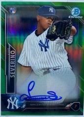 Luis Severino [Green Refractor] Baseball Cards 2016 Bowman Chrome Rookie Autographs Prices