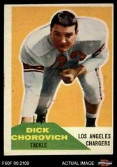 Dick Chorovich #62 Football Cards 1960 Fleer Prices