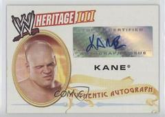 Kane Wrestling Cards 2007 Topps Heritage III WWE Autographs Prices