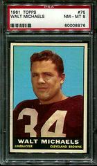 Walt Michaels Football Cards 1961 Topps Prices