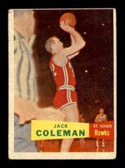 Jack Coleman Basketball Cards 1957 Topps Prices
