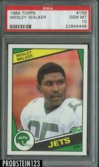 Wesley Walker Football Cards 1984 Topps Prices