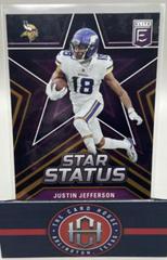 Justin Jefferson [Orange] #6 Football Cards 2023 Panini Donruss Elite Star Status Prices