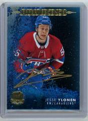 Jesse Ylonen #EF-JY Hockey Cards 2021 Upper Deck The Cup Effervescence Autographs Prices