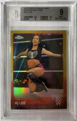 AJ Lee [Gold] Wrestling Cards 2015 Topps Chrome WWE Prices