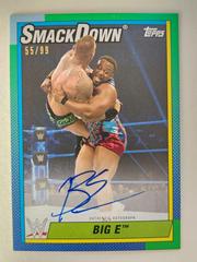 Big E [Green] Wrestling Cards 2021 Topps Heritage WWE Autographs Prices