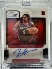 Josh Christopher [Blue] #RA-JCH Basketball Cards 2021 Panini One and One Rookie Autographs Prices
