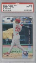 Bobby Abreu [Platinum] Baseball Cards 2001 Topps H.D Prices