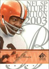 Jim Brown #3 Football Cards 2003 SP Signature Prices
