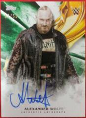 Alexander Wolfe Wrestling Cards 2019 Topps WWE Undisputed Autographs Prices