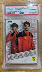 Carlos Sainz, Charles Leclerc [Red] Racing Cards 2023 Topps Eccellenza Formula 1 Prices