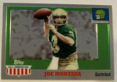Joe Montana [Chrome Refractor] #8 Football Cards 2005 Topps All American Prices