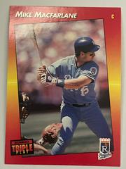 Mike Macfarlane #144 Baseball Cards 1992 Panini Donruss Triple Play Prices