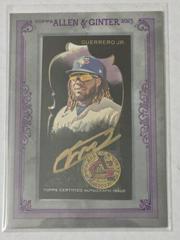 Vladimir Guerrero Jr. [X Gold Ink] #MA-VGJ Baseball Cards 2023 Topps Allen & Ginter Mini Framed Autographs Prices