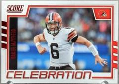 Baker Mayfield [Red] #C-BM Football Cards 2022 Panini Score Celebration Prices