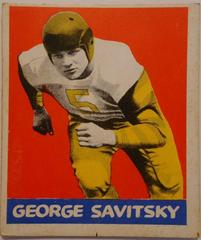 George Savitsky Football Cards 1948 Leaf Prices