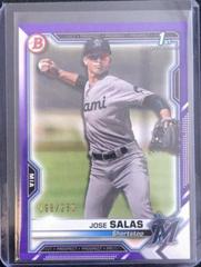 Jose Salas [Purple] #BP-110 Baseball Cards 2021 Bowman Paper Prospects Prices